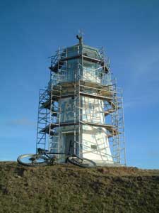 The lighthouse just waiting to be painted